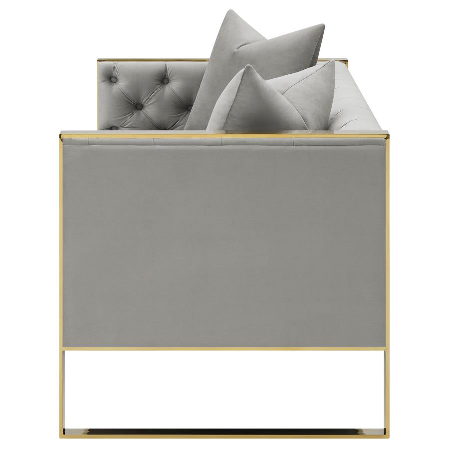 Eastbrook Grey Loveseat - MyWaynesHome #