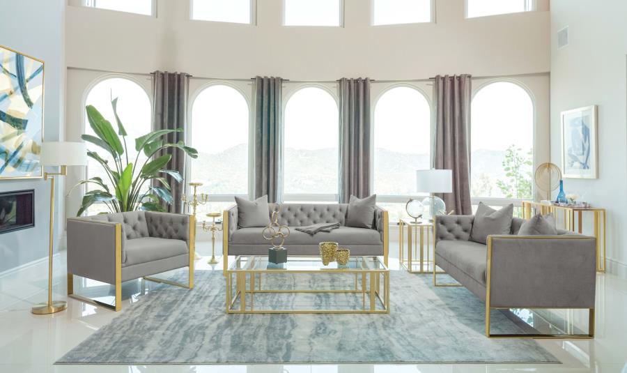 Eastbrook Grey Loveseat - MyWaynesHome #