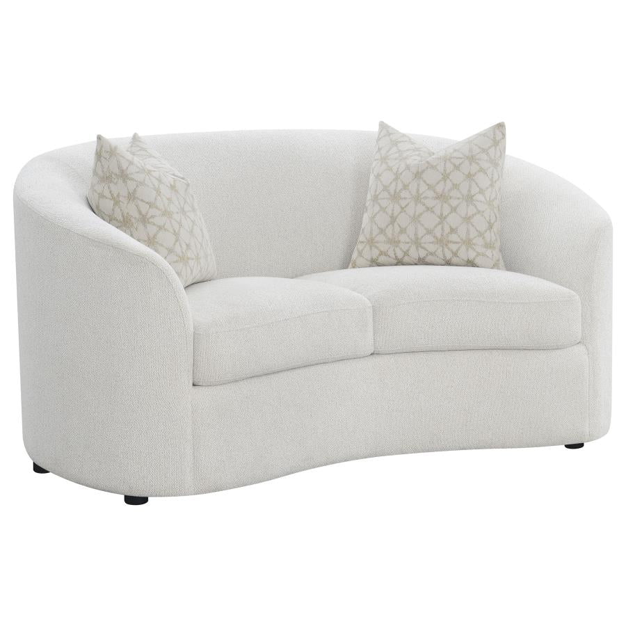 Rainn White 2 Pc Sofa Set - MyWaynesHome #