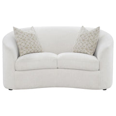 Rainn White Loveseat - MyWaynesHome #