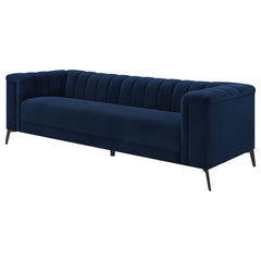 Chalet Blue Sofa - MyWaynesHome #