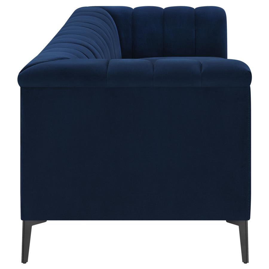 Chalet Blue Sofa - MyWaynesHome #