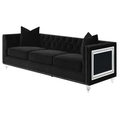 Delilah Black Sofa - MyWaynesHome #