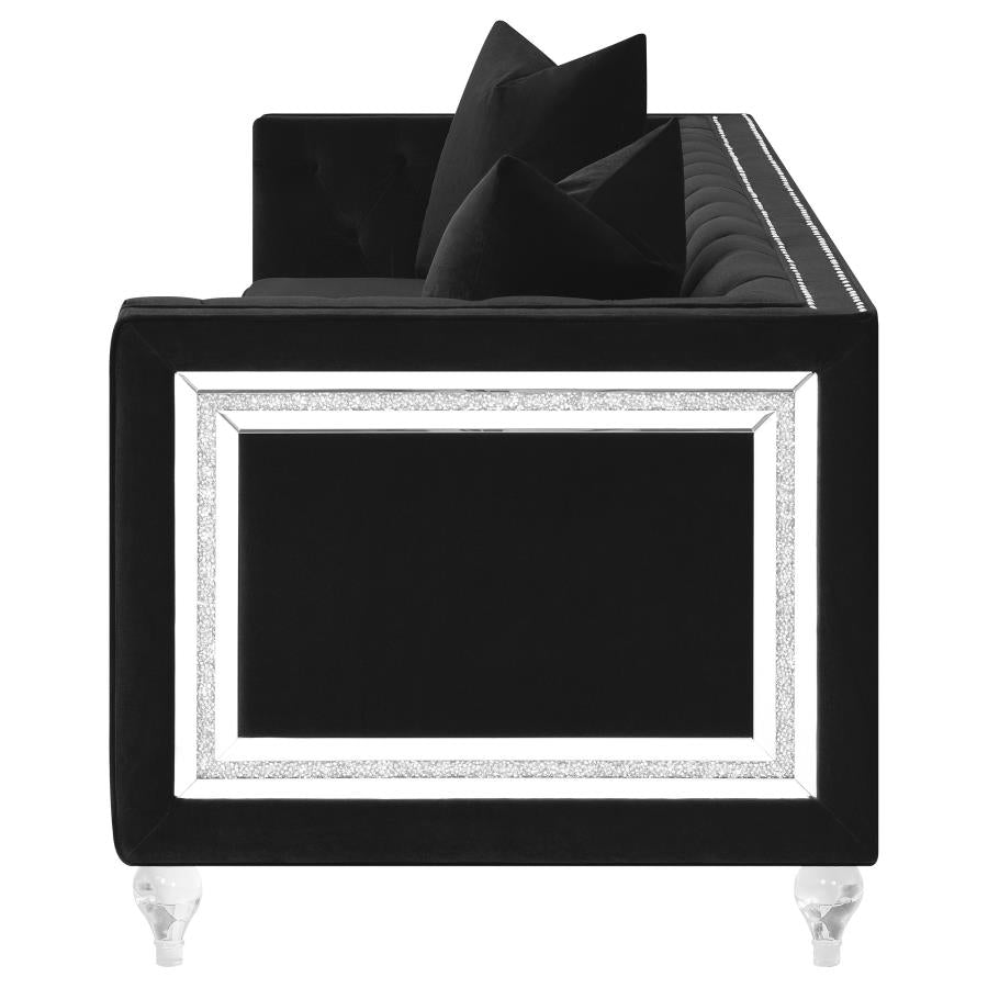 Delilah Black Sofa - MyWaynesHome #