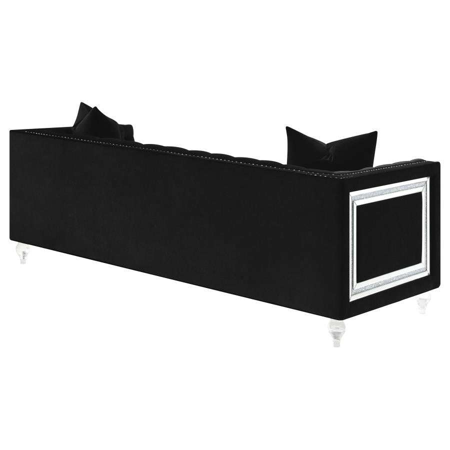 Delilah Black Sofa - MyWaynesHome #