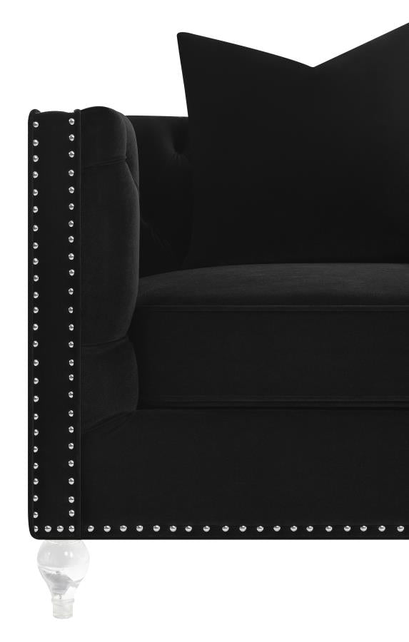 Delilah Black Sofa - MyWaynesHome #