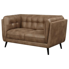 Thatcher Brown Loveseat - MyWaynesHome #