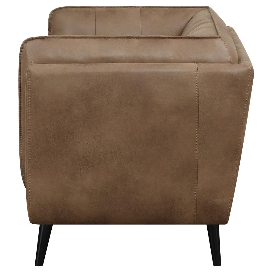 Thatcher Brown Loveseat - MyWaynesHome #