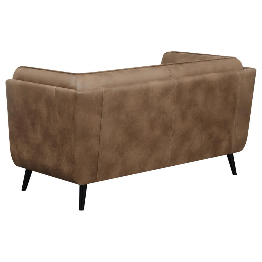 Thatcher Brown Loveseat - MyWaynesHome #