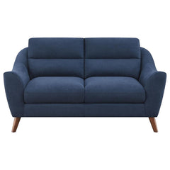 Gano Blue Loveseat - MyWaynesHome #