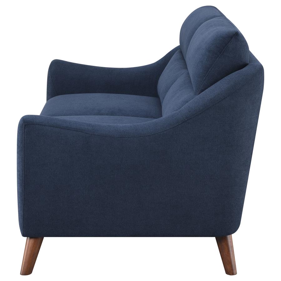 Gano Blue Loveseat - MyWaynesHome #