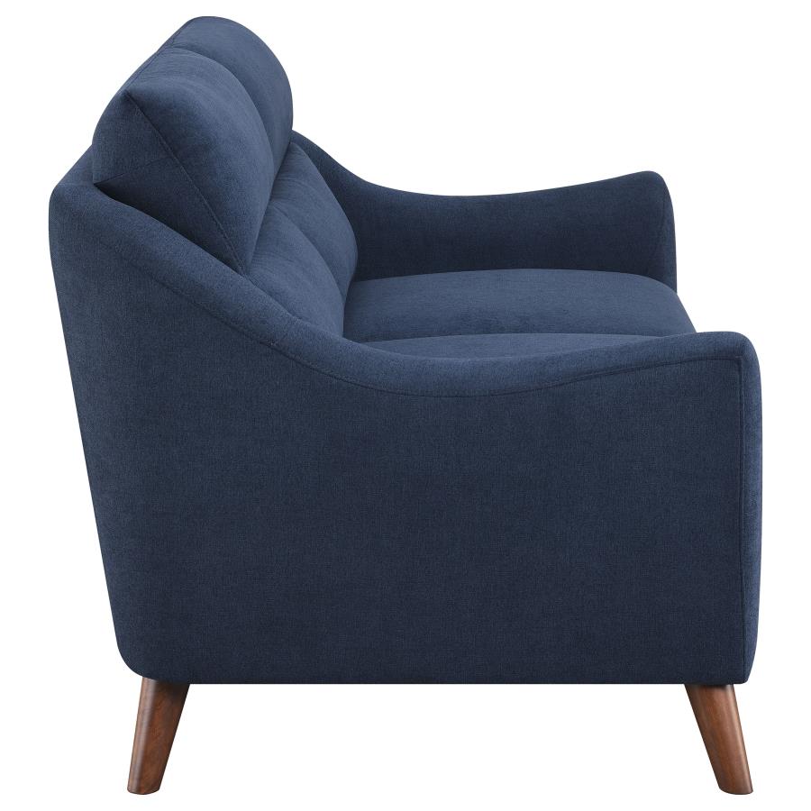 Gano Blue Loveseat - MyWaynesHome #