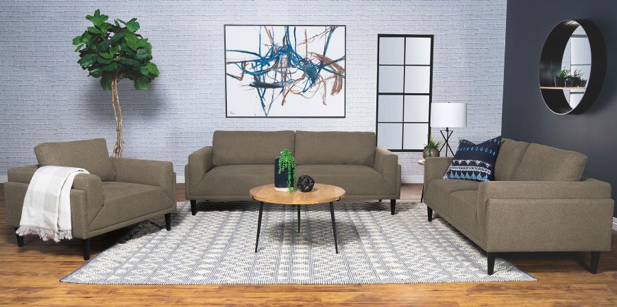 Rilynn Brown 3 Pc Sofa Set - MyWaynesHome #