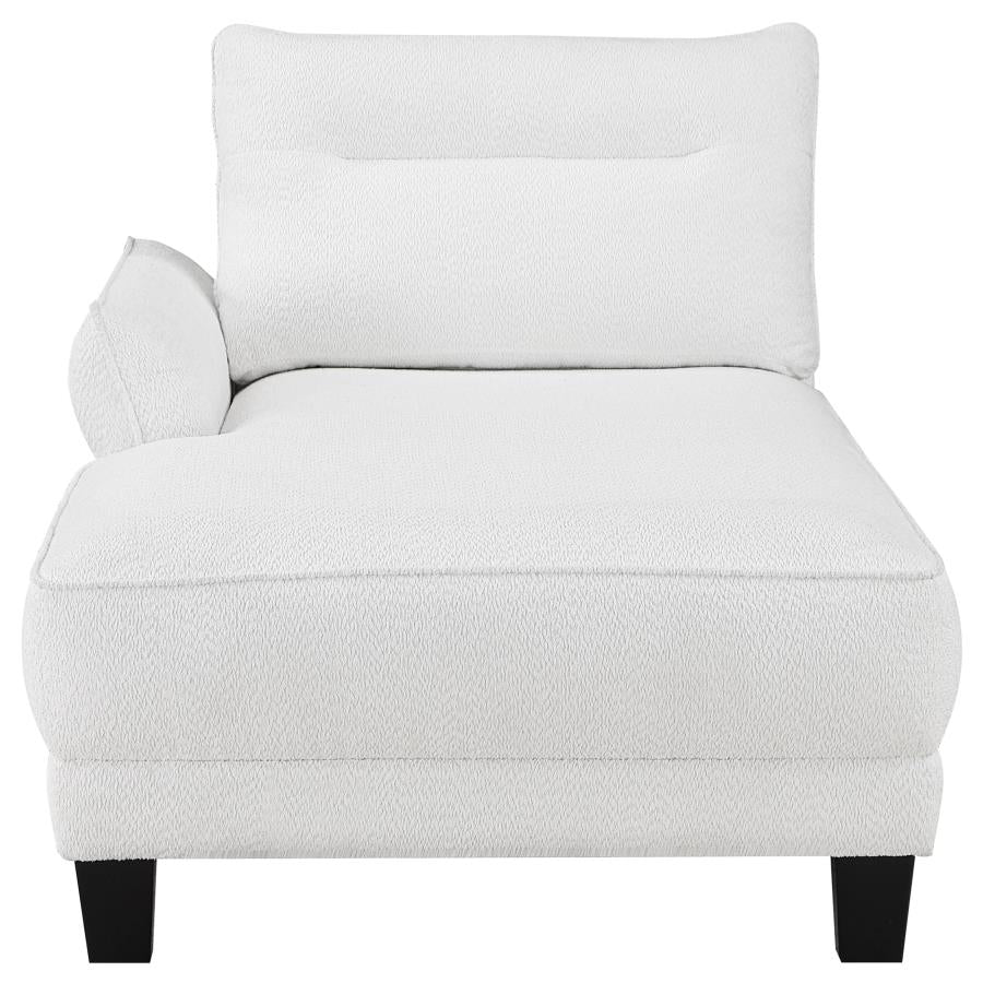 Caspian White Sectional - MyWaynesHome #