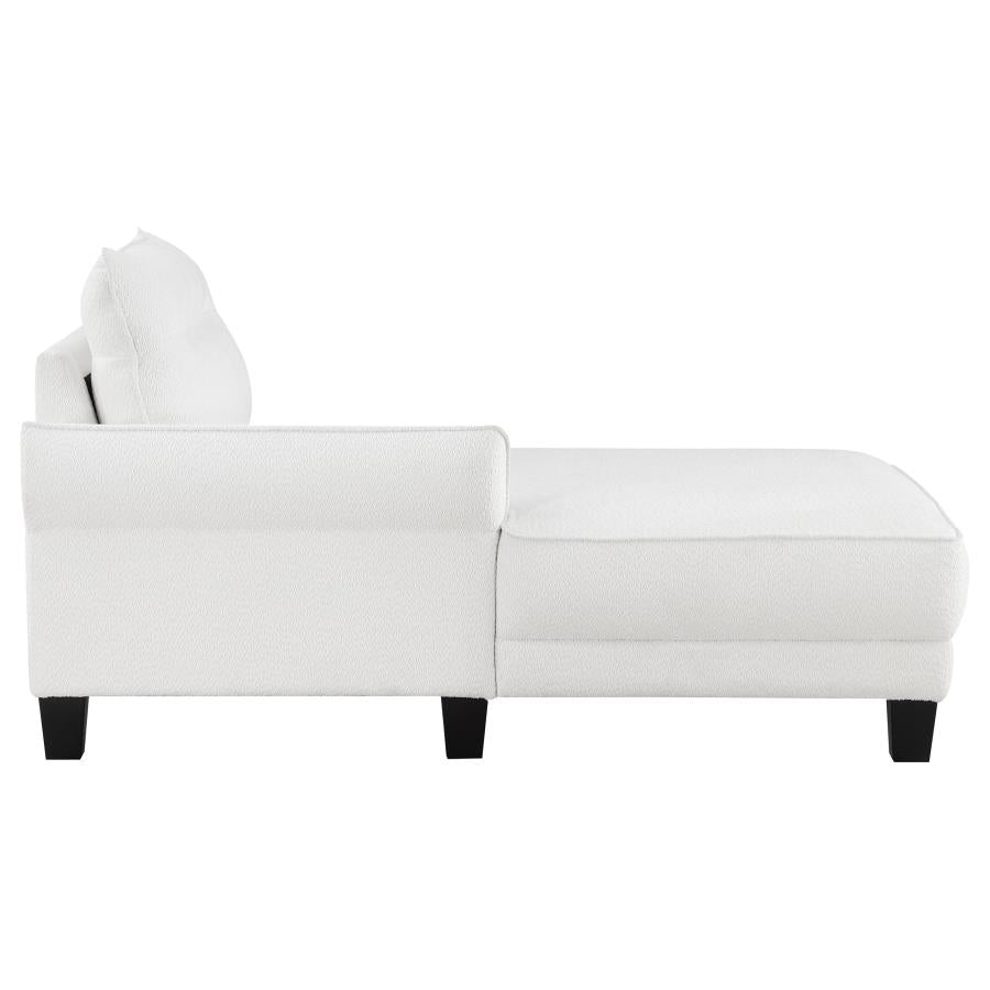 Caspian White Sectional - MyWaynesHome #