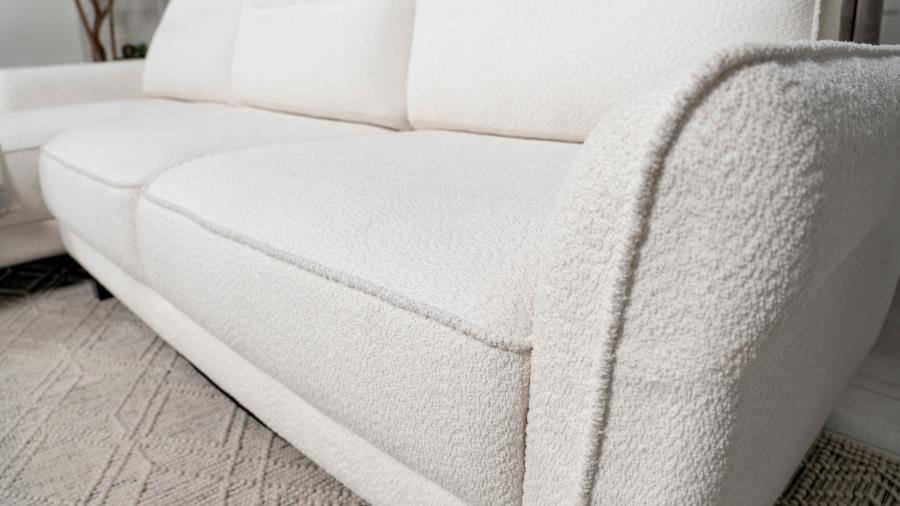 Caspian White Sectional - MyWaynesHome #