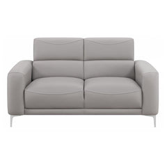 Glenmark Grey Loveseat - MyWaynesHome #