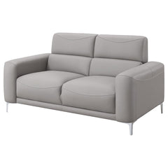 Glenmark Grey Loveseat - MyWaynesHome #