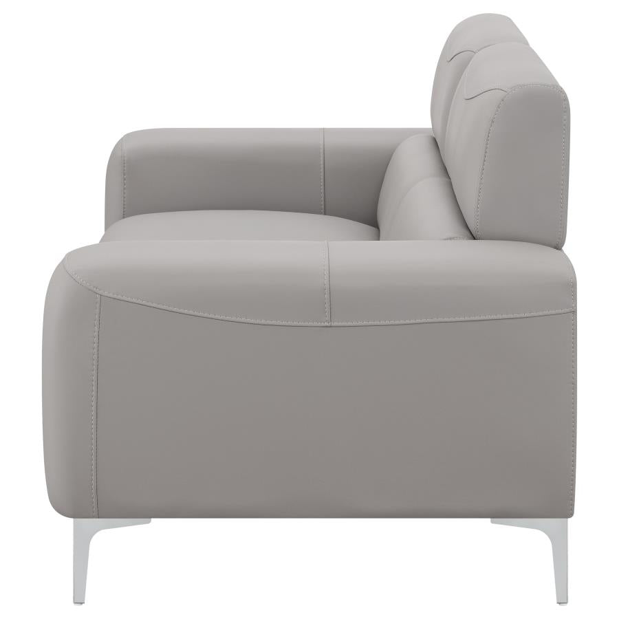 Glenmark Grey Loveseat - MyWaynesHome #