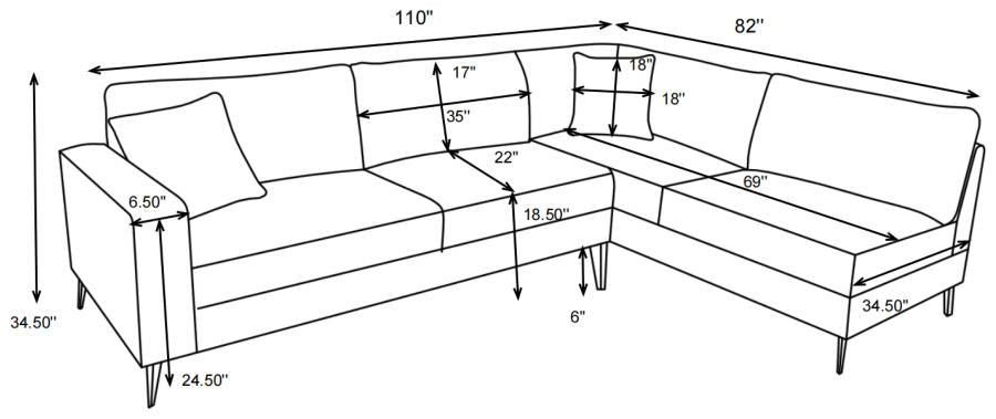 Clint Grey Sectional - MyWaynesHome #
