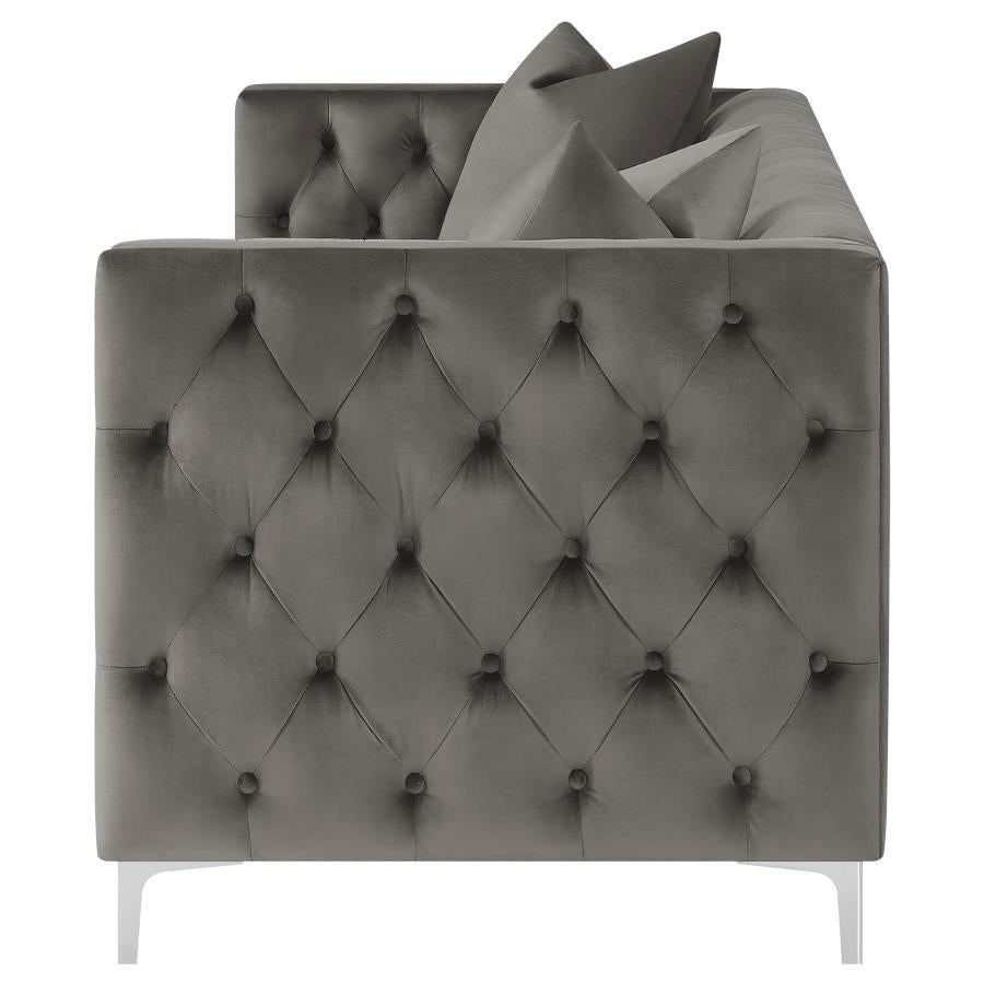 Phoebe Grey Sofa - MyWaynesHome #