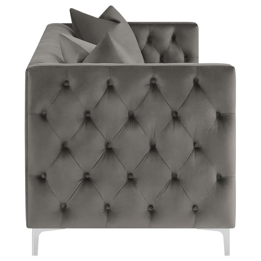 Phoebe Grey Sofa - MyWaynesHome #
