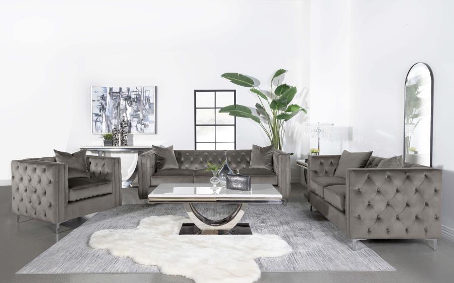 Phoebe Grey Sofa - MyWaynesHome #