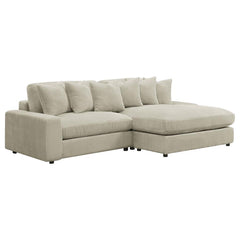 Blaine Beige Sectional - MyWaynesHome #