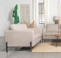 Tilly Beige Loveseat - MyWaynesHome #