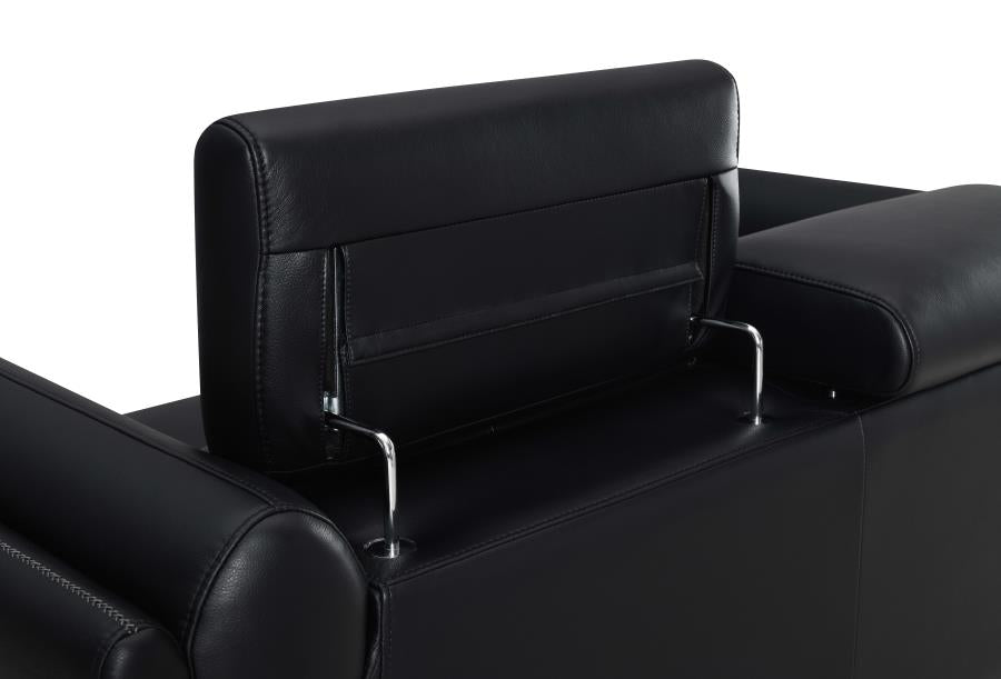 Shania Black Sofa - MyWaynesHome #