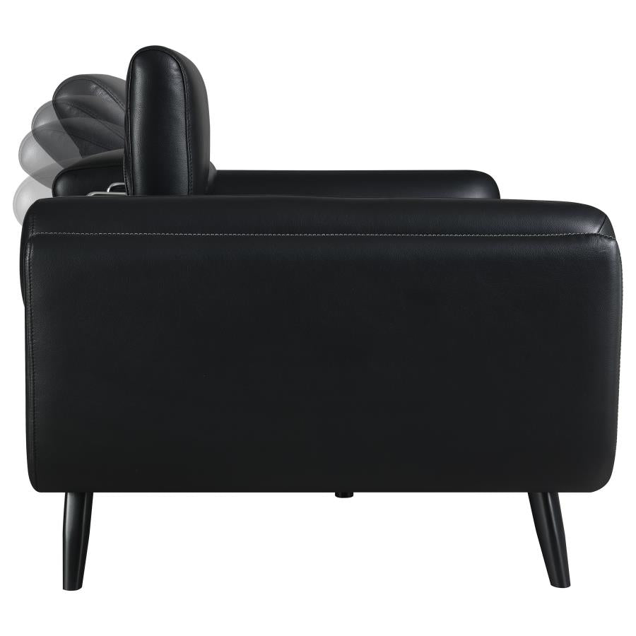 Shania Black Sofa - MyWaynesHome #