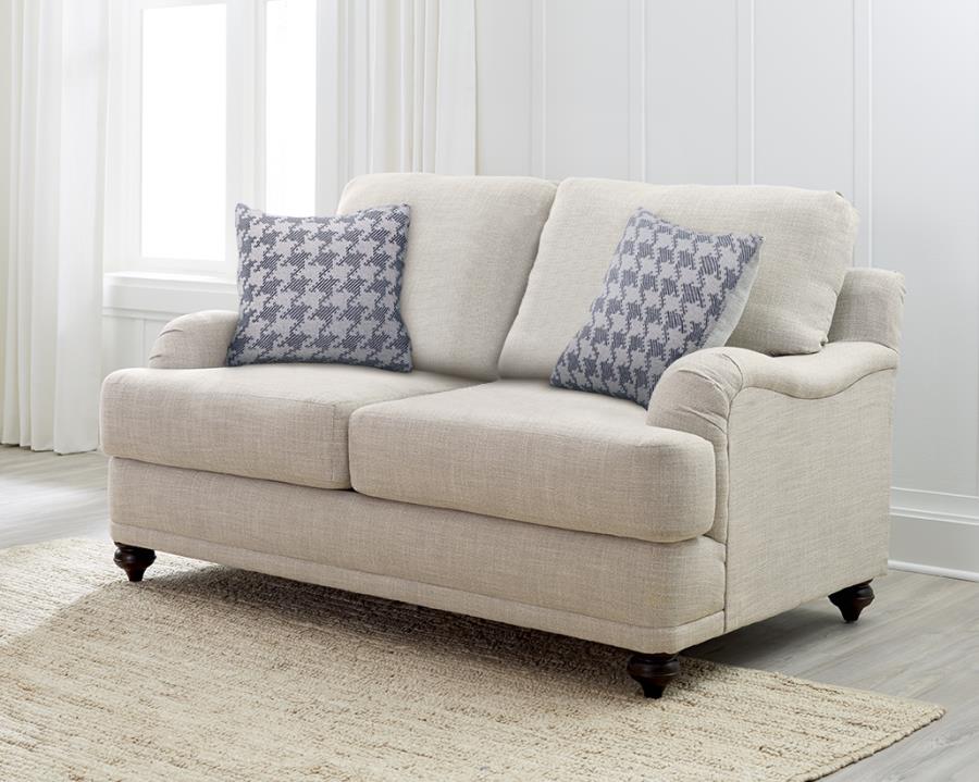 Glenn Grey Loveseat - MyWaynesHome #