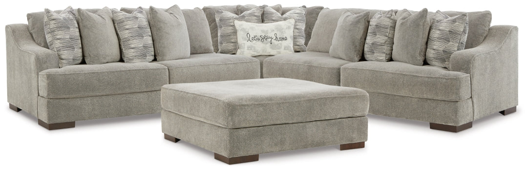 Bayless 3-Piece Sectional with Ottoman - MyWaynesHome #