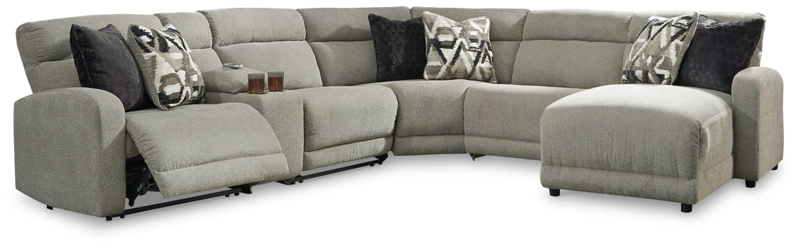 Colleyville 6-Piece Power Reclining Sectional with Chaise - MyWaynesHome #