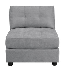 Claude Grey Armless Chair - MyWaynesHome #