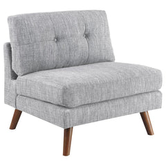 Churchill Grey Armless Chair - MyWaynesHome #