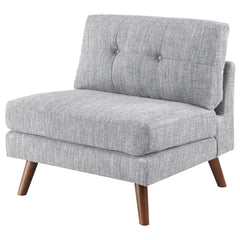 Churchill Grey Armless Chair - MyWaynesHome #