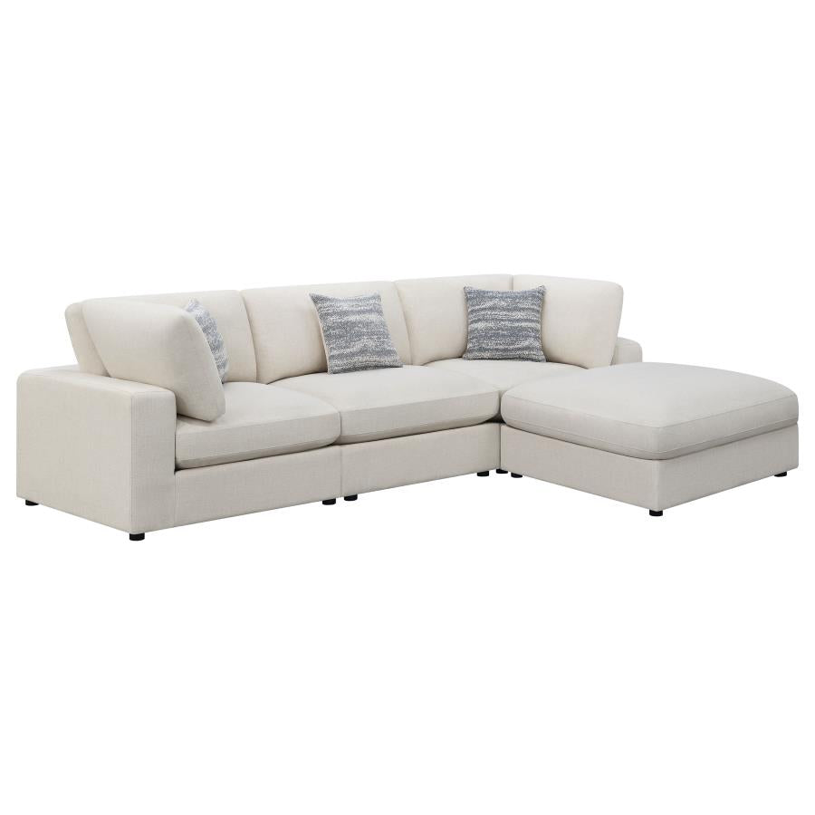 Serene Beige 4 Pc Sectional - MyWaynesHome #