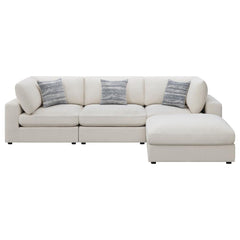 Serene Beige 4 Pc Sectional - MyWaynesHome #