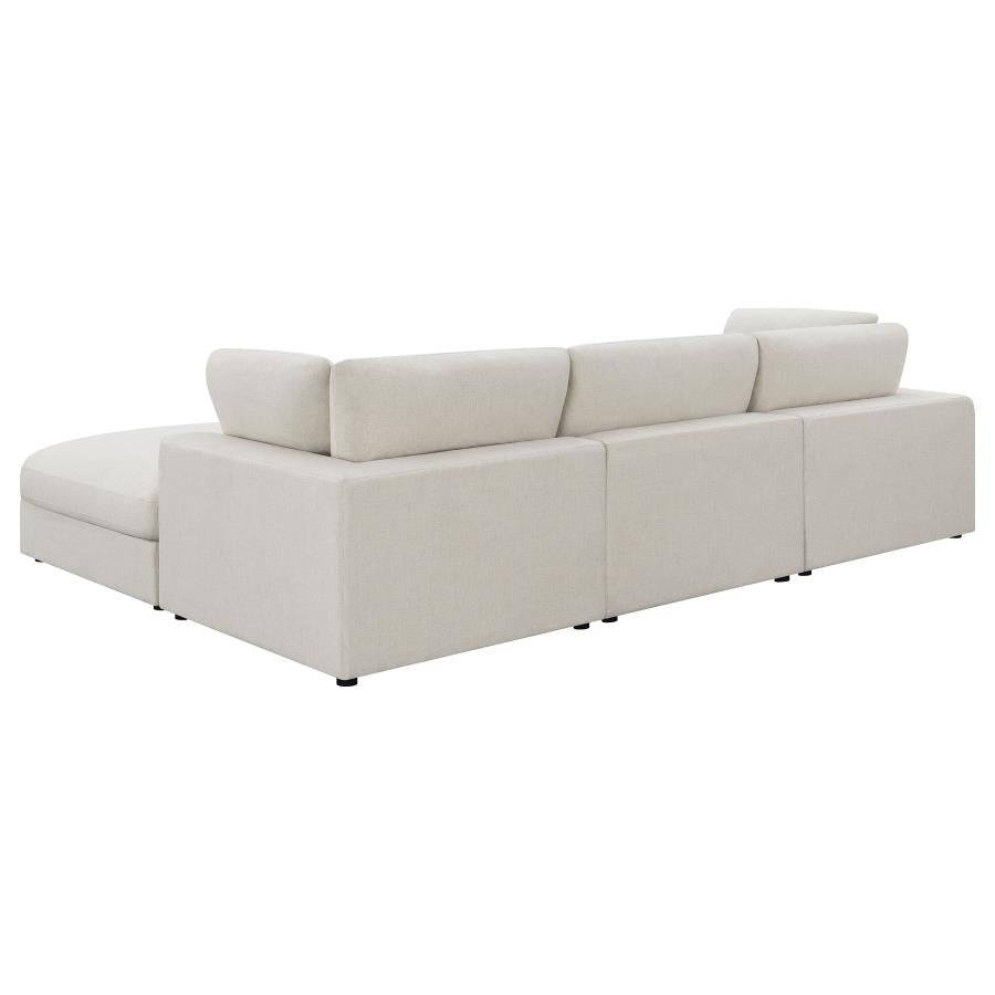 Serene Beige 4 Pc Sectional - MyWaynesHome #