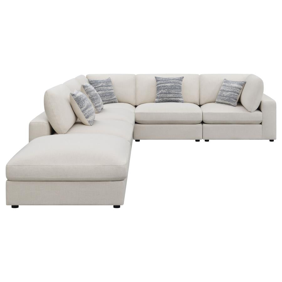 Serene Beige 6 Pc Sectional - MyWaynesHome #