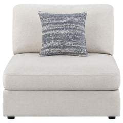 Serene Beige Armless Chair - MyWaynesHome #