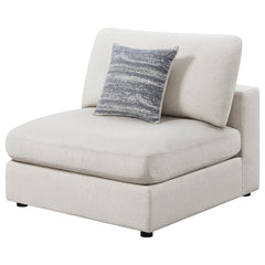Serene Beige Armless Chair - MyWaynesHome #