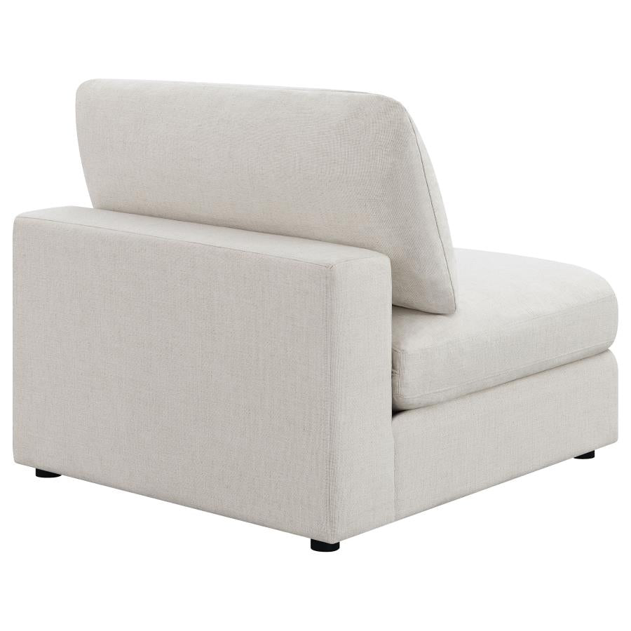 Serene Beige Armless Chair - MyWaynesHome #