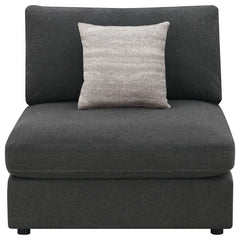 Serene Grey Armless Chair - MyWaynesHome #