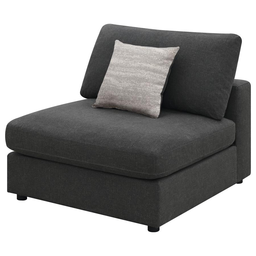 Serene Grey Armless Chair - MyWaynesHome #