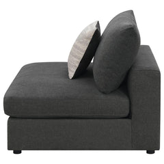 Serene Grey Armless Chair - MyWaynesHome #