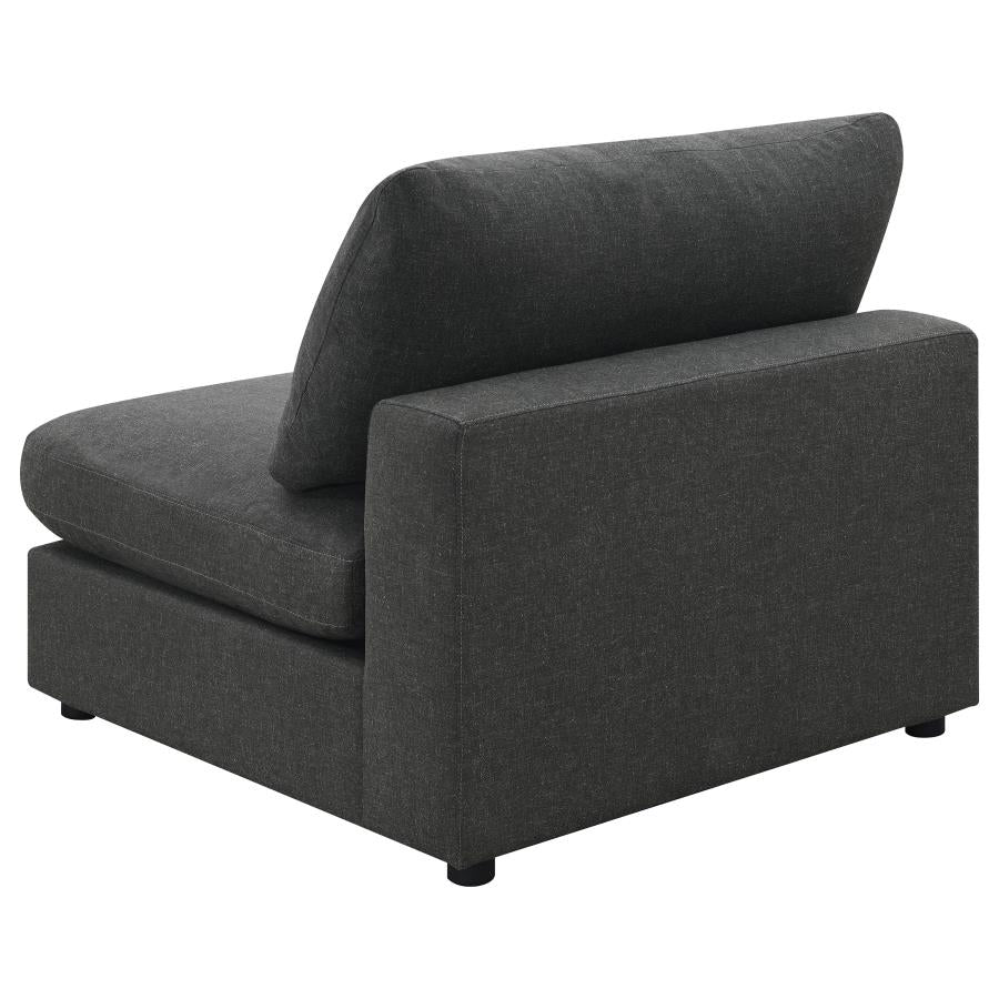 Serene Grey Armless Chair - MyWaynesHome #