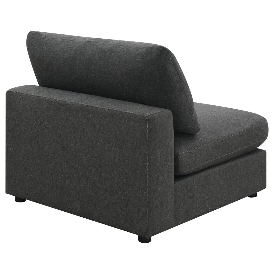 Serene Grey Armless Chair - MyWaynesHome #