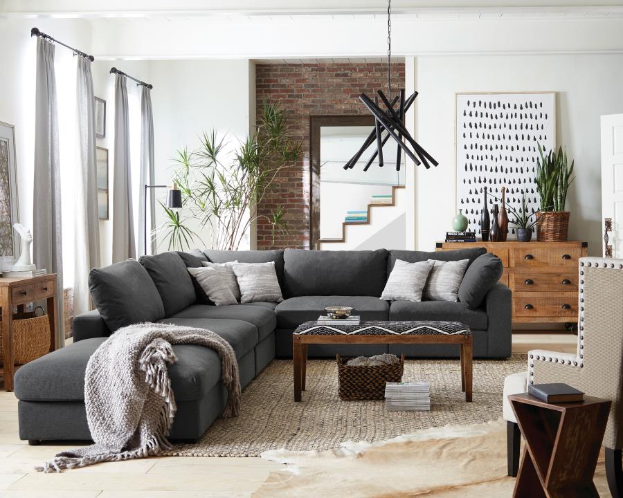Serene Grey Armless Chair - MyWaynesHome #